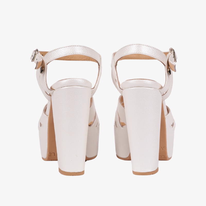SANDALIAS LUJAN WHITE