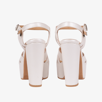 SANDALIAS LUJAN WHITE