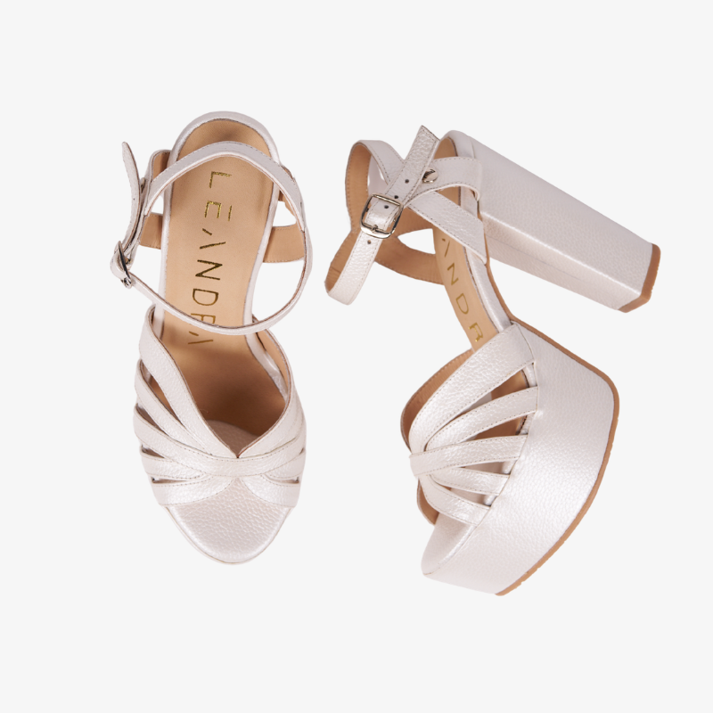SANDALIAS LUJAN WHITE