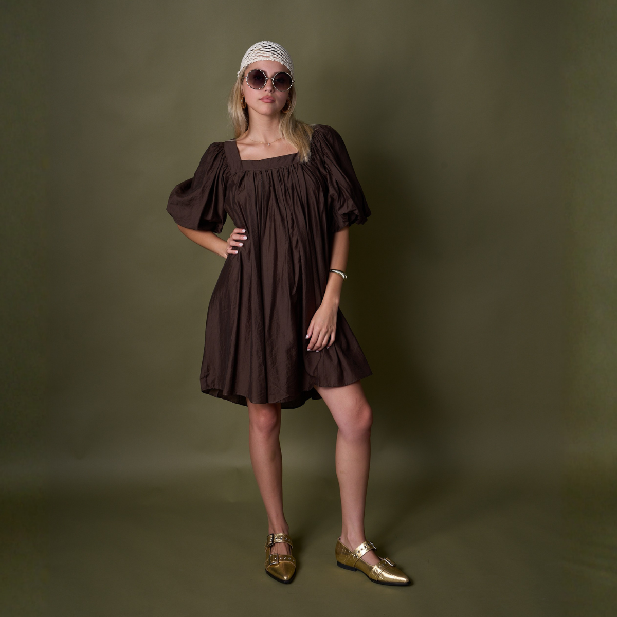 MINI DRESS QUASSIA CHOCO