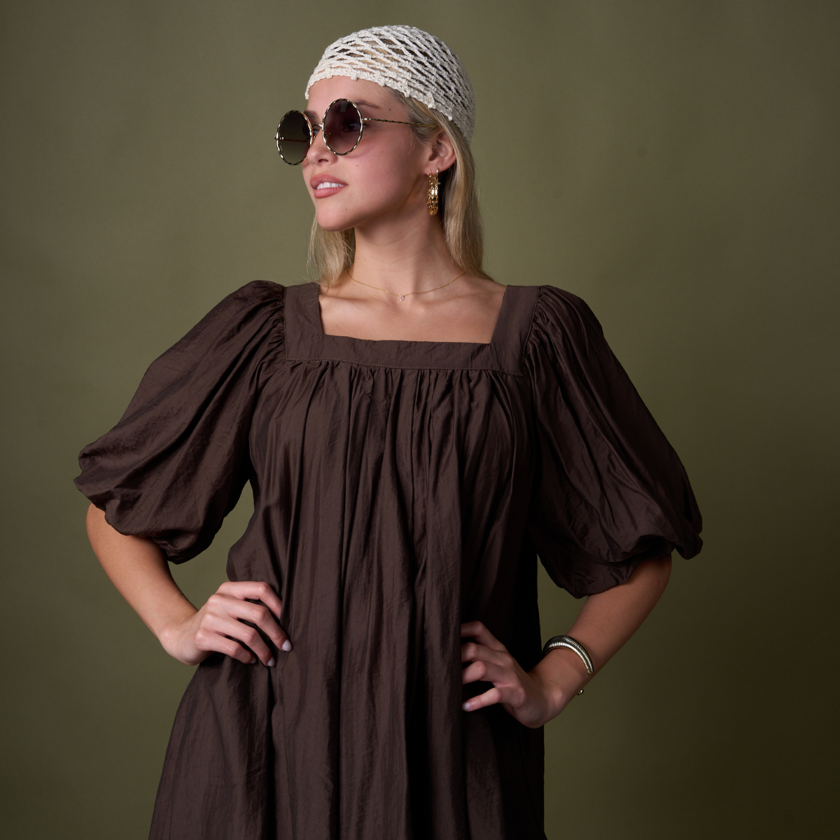 MINI DRESS QUASSIA CHOCO