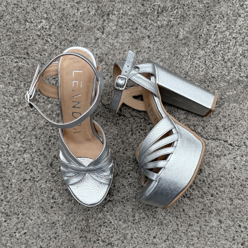 SANDALIAS LUJAN SILVER