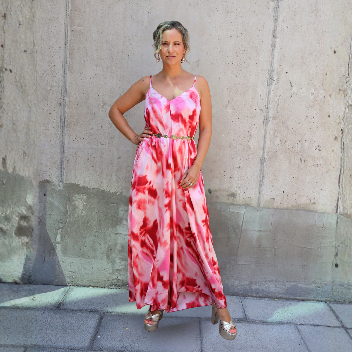 ENTERITO TIE DYE ROJO