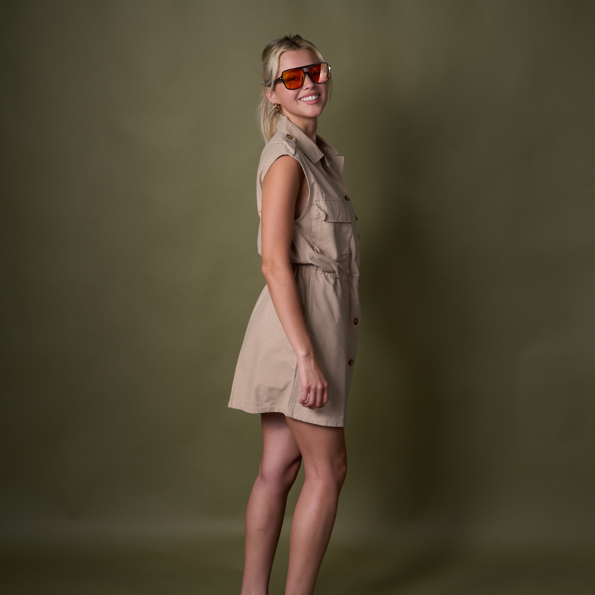 VESTIDO GINGER BEIGE